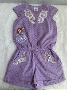 Disney Sofia the First Girls Romper